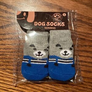 Small nonskid dog socks 